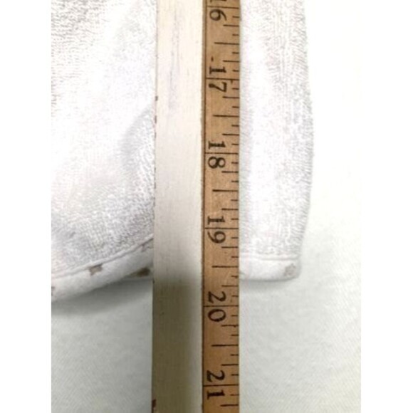 Koala Baby White Embroidered Bear Terry Cloth Hooded Star Bath Robe 0-12M - Picture 5 of 9